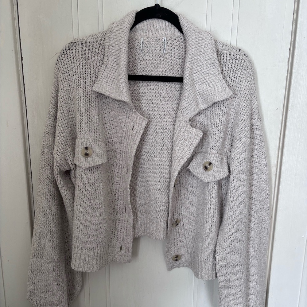 Cozy Gray Knit Sweater